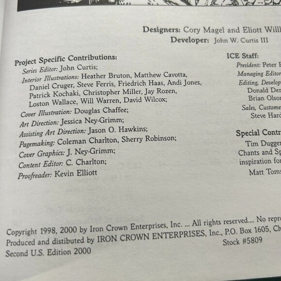 Rolemaster Channeling Companion RPG Book #5809 128 pages - Picture 4 of 4